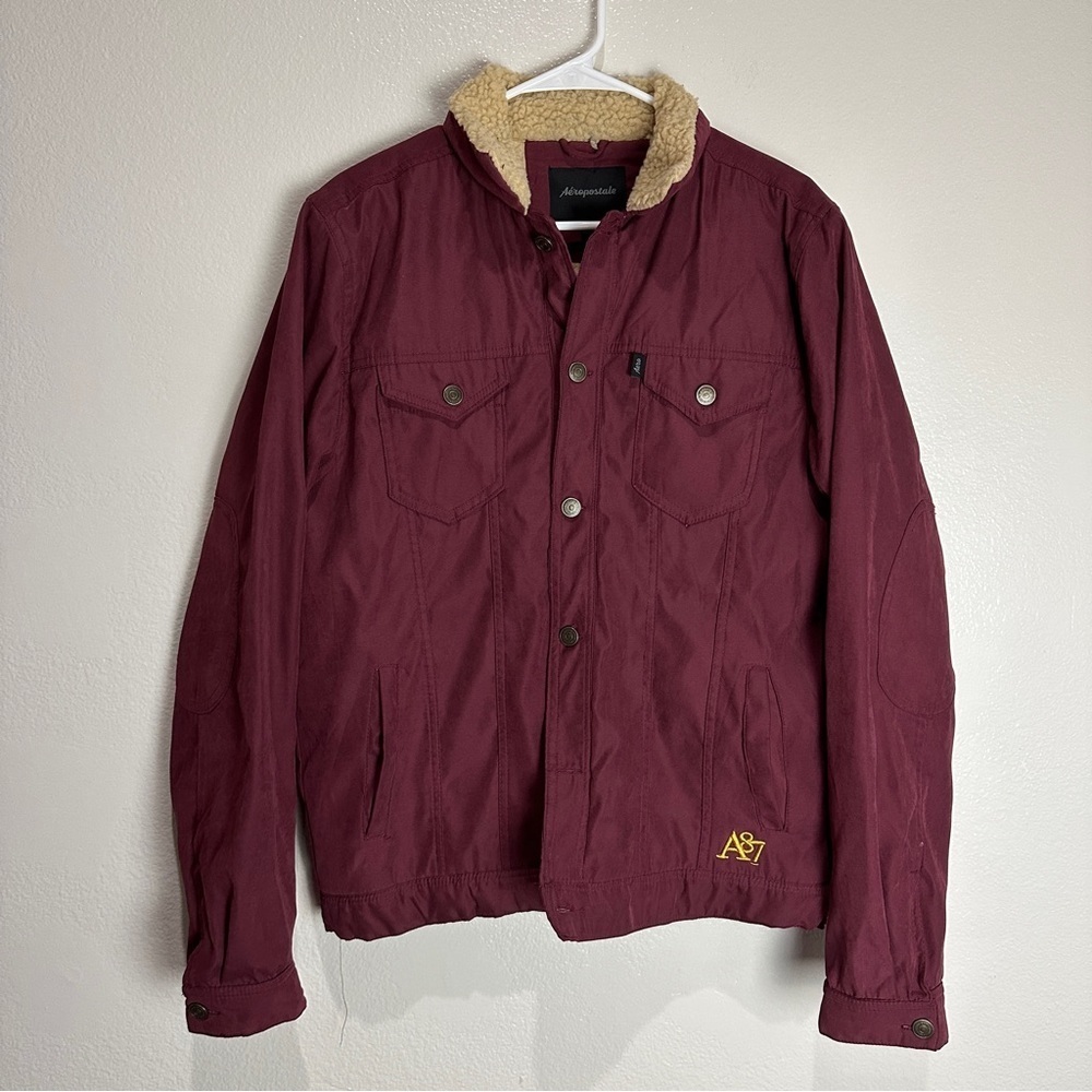 Aeropostale Jacket Sherpa Lined Size Medium